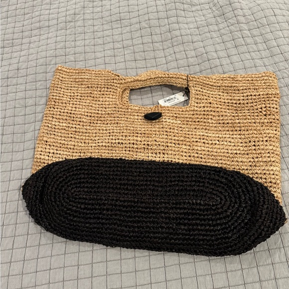 Vitamin A Tash Woven Raffia Tote Bag - Picture 5 of 7